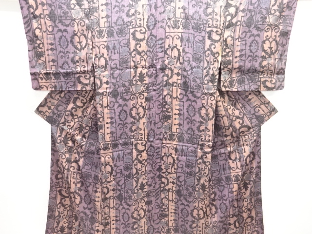 JAPANESE KIMONO / ANTIQUE TAISHO ROMANTIC HANASARA KIMONO FOR SUMMER P